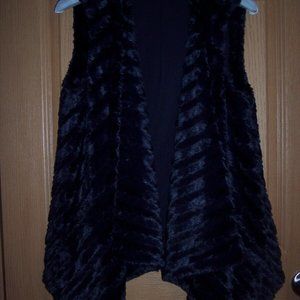 Faux Fur Vest Midnight Blue by G. by Guiliana Rancic - Size M